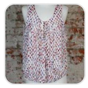 Sleeveless top with bow detail